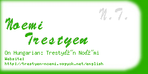 noemi trestyen business card